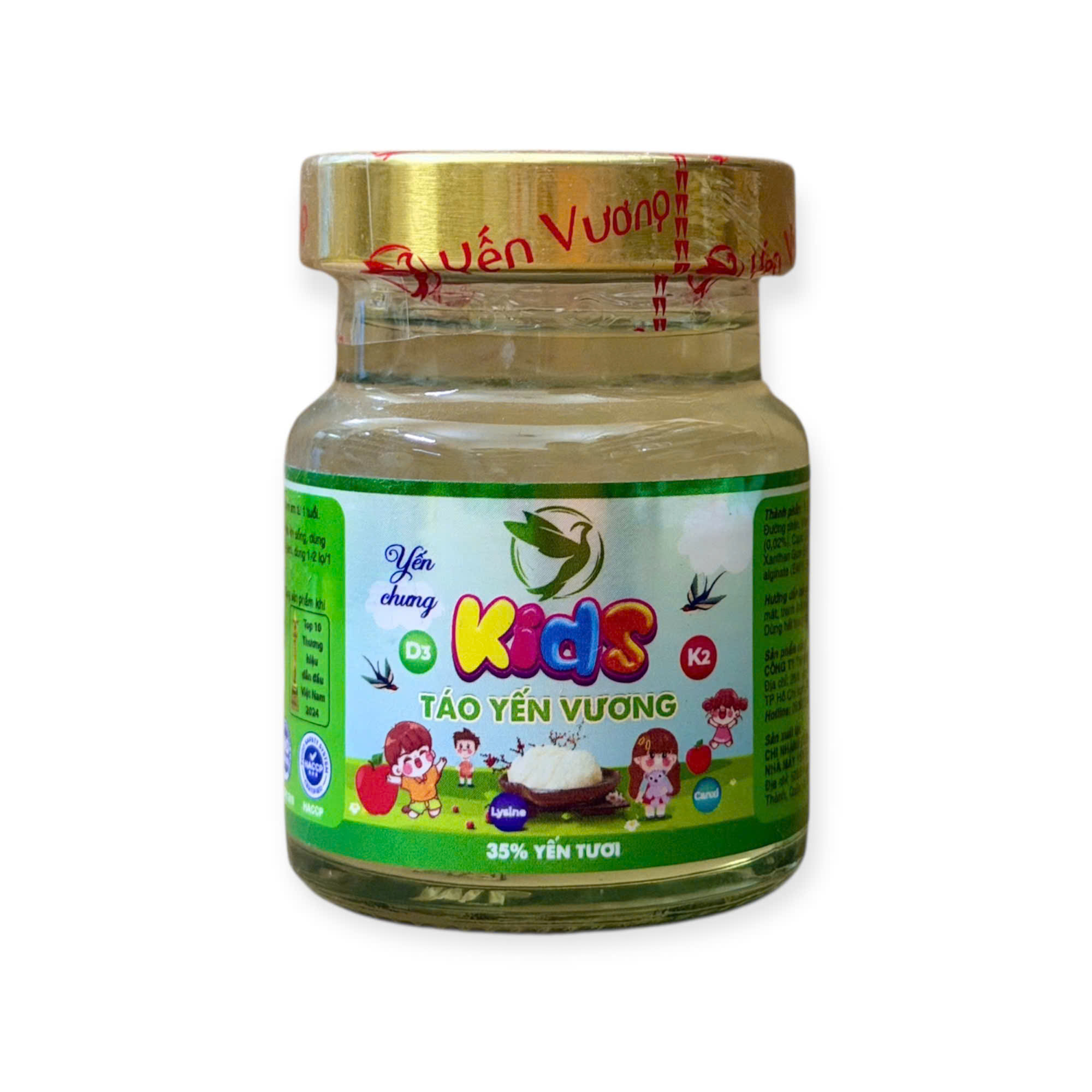 Hũ yến Vương 70ml Kids Táo